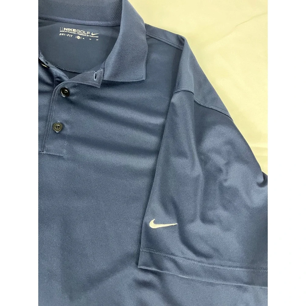 Nike‎ Golf XL Tennessee Volunteers Polo Shirt Dri Fit Blue Mens